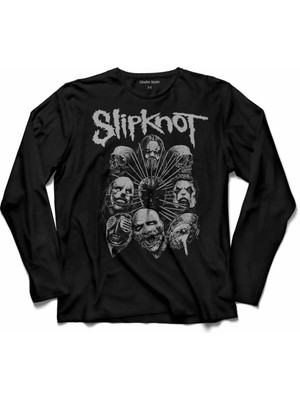 Kendim Seçtim Slıpknot Rock Band Establıshed 1995 Uzun Kollu Tişört