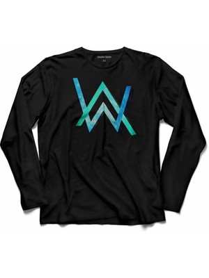 Kendim Seçtim Skull Kuru Kafa Iskelet Kemik Hayalet Uzun Kollu Tişört