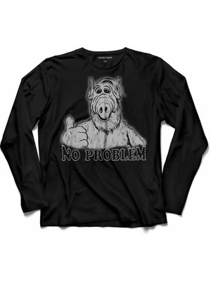 Kendim Seçtim Alf No Problem Dizisi Melmac Alıen Lıfe Form Uzun Kollu Tişört