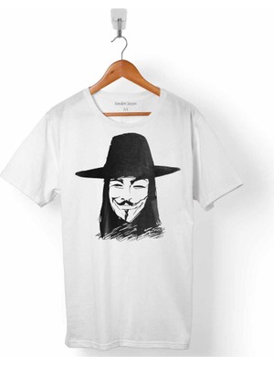 Kendim Seçtim V For Vendette Mask Vandetta Erkek Tişört