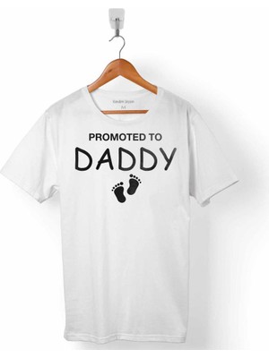 Kendim Seçtim Promoted To Daddy Baba Oldum Yeni Doğan Erkek Tişört