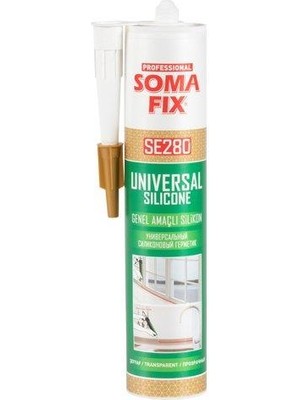 Somafix SE280 Genel Amaçlı ŞEFFAF Silikon 280 gr