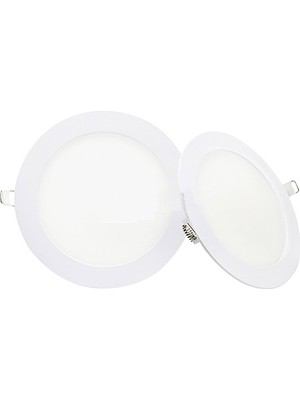 Kendal Global 15W Sıva Altı Yuvarlak Slim LED Panel 3000K Günışığı Kdl 402