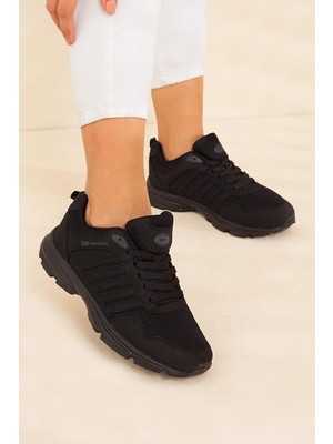 M.P. Mp 221 6803 Zn Alaska Running Kadın Siyah Spor Ayakkabı