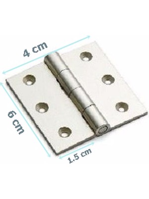 Azm Hırdavat Yaprak Menteşe Alüminyum Menteşe 6 x 1.5 cm