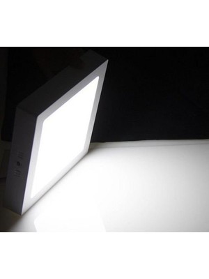 Cata 30 Watt Panel LED Armatür Sıva Üstü Kare Ct 5274 Beyaz Işık 6400K Plastik Kasa