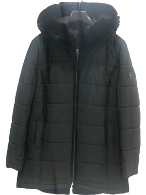 Trenç Kadın Kapüşonlu Kaban