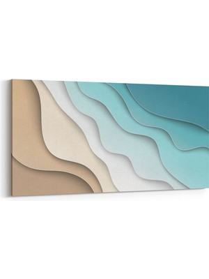 Olla 10401YD Abstract Görsel Yatay Dar Kanvas Tablo