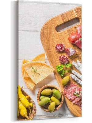 Olla 14999DD Gıda Görseli Dikey Dar Kanvas Tablo