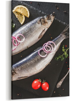 Olla 15066D Gıda Görseli Dikey Kanvas Tablo