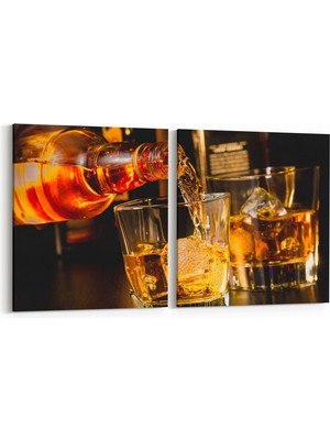 Olla 15110K2Y Gıda Görseli Kare 2'li Yatay Kanvas Tablo
