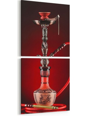 Olla 15212K2D Gıda Görseli 2'li Dikey Kanvas Tablo