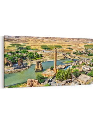 Olla 17893YD Yapı Görseli Yatay Dar Kanvas Tablo