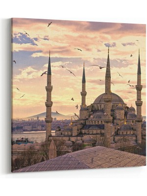 Olla 18873K Yapı Görseli Kare Kanvas Tablo