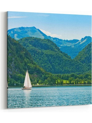 Olla 16567K Kumsal / Sahil Görseli Kare Kanvas Tablo