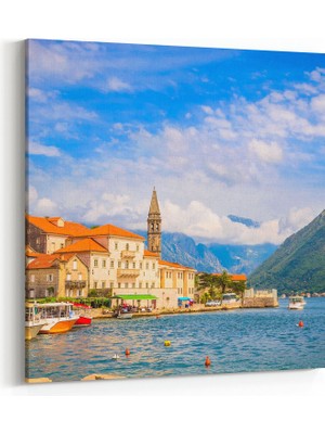 Olla 18745K4 Yapı Görseli Kare 4'lü Kanvas Tablo