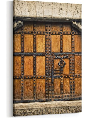 Olla 18142D Yapı Görseli Dikey Kanvas Tablo