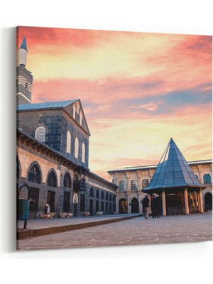 Olla 17898K4 Yapı Görseli Kare 4'lü Kanvas Tablo