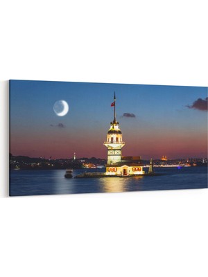 Olla 18647YD Yapı Görseli Yatay Dar Kanvas Tablo