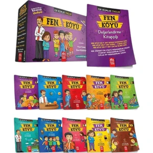 3.ve 4. Sınıf Seviyesi  Eğitim Yayınları Fen Köyü 64 Sayfa 10’ Lu Hikaye ve Değerlendirme Testi (Ciltli)
