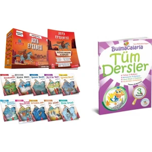3. Sınıf  Asya Efsanesi 10' Lu Hikaye Seti+Bulmacalarla Tüm Dersler(Öğretmen Tavsiyeli) (Ciltli)
