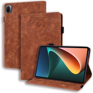Xiaomi Mi Pad 5/5 Pro Için Buzağı Desen Deri Kılıf (Yurt Dışından)
