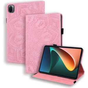 Xiaomi Mi Pad 5/5 Pro Için Buzağı Desen Deri Kılıf (Yurt Dışından)