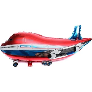 Uçak Kırmızı Folyo Balon