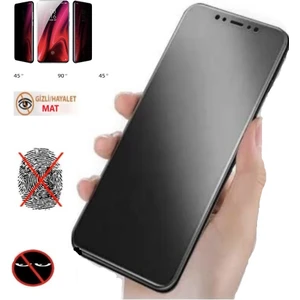 Apple iphone 11 Pro Mat Hayalet Ekran Gizli Privacy Tam Kaplayan Kırılmaz Cam Seramik Nano Ekran Koruyucu