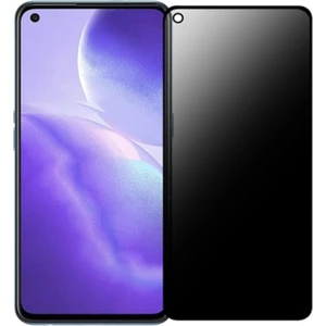 Oppo Reno 6 Mat Hayalet Ekran Gizli Privacy Tam Kaplayan Kırılmaz Cam Seramik Nano Ekran Koruyucu