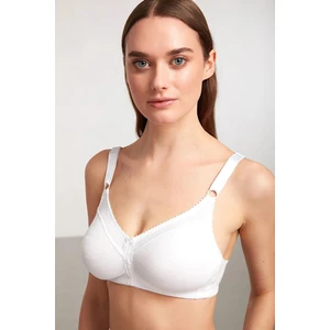 Carol Pamuklu Balensiz Sütyen - Beyaz