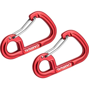 2 Adet Alüminyum Alaşım Anahtar Toka Yapış Bahar Klip Kanca Karabina Anahtarlık Kırmızı (Yurt Dışından)