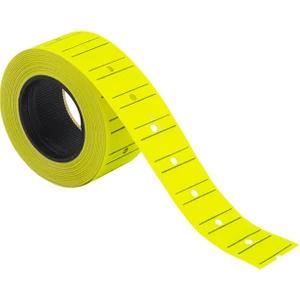 Motex Etiket 12X21 mm Fosforlu Sarı