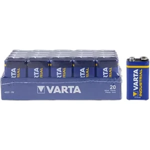 Endüstryel Alkalin 9V Kare Pil 20'li