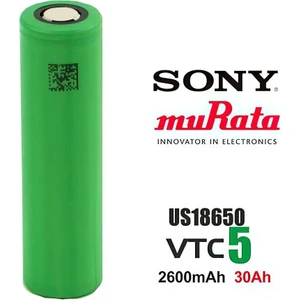 18650 Vtc5 3.7V 2600 Mah Li-Ion Pil 30A