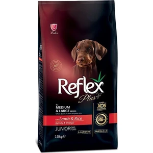 Plus Orta ve Büyük Irk Kuzu Etli Yavru Köpek Maması 15 kg