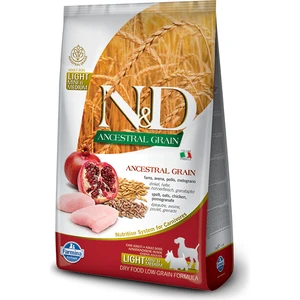 N-D Düşük Tahıllı Tavuklu Narlı Küçük Irk Düşük Kalorili Light Köpek Maması 2,5 kg