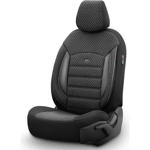 Sport Plus Ekstra Destekli Özel Dokulu Oto Koltuk Kılıfı Siyah