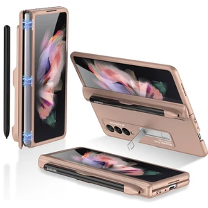 Xphonestore Gkk Samsung Galaxy Z Fold3 5g Için Kalem Yuvalı Manyetik Katlanır Kılıf (Yurt Dışından)