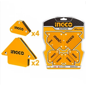 Ingco Manyetik Gönye Mıknatıslı Kaynak Tutucu 6lı Set