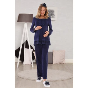 Lohusa Hamile 13045 Emzirme Özellikli Lohusa Pijama