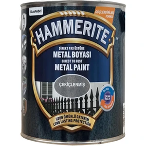 Hammerite Çekiçlenmiş Metal Boyası Gümüş Gri 0,75 Lt