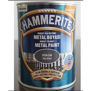 MARSHALL HAMMERİTE DÖKÜM TAŞ SİYAH PAS ÜSTÜ METAL BOYASI 0,75 LT