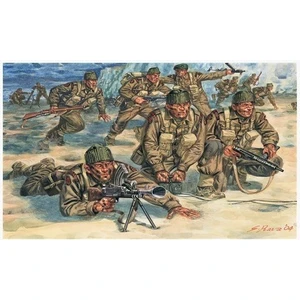 6064S 1/72 Ww2 Ingiliz Komandoları Demonte Plastik Maketi