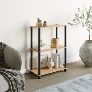 Ata Home Çok Amaçlı 2 Raflı Ahşap Modern Dekoratif Kitap Dosya Ev Ofis Rafı