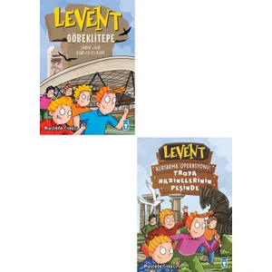 Levent 2 Kitap Set / Göbeklitepe - Troya Hazinelerinin Peşinde
