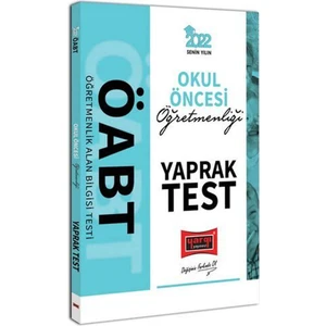 Yargı Yayınevi 2022 ÖABT Okul Öncesi Öğretmenliği Yaprak Test