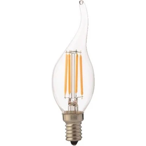 Flame 4W E14 Duy Filament Kıvrık Mum LED Ampül 6400K Beyaz Işık ( 6 Adet )