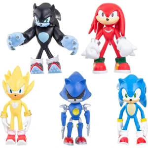 Better Life 5'li Paket Sonic Kirpi Aksiyon Figürleri Sonic Aksiyon Figürü Seti (Yurt Dışından)