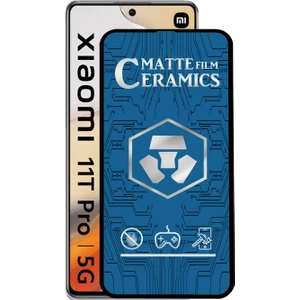Case World Xiaomi Mi 11T Pro Tam Kaplayan Mat Seramik Nano Esnek Ekran Koruyucu Cam